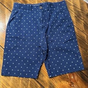 Plugg Flex Shorts Mens 29 9” Relaxed
Outdoor Navy w/sailboats Cotton/spandex
